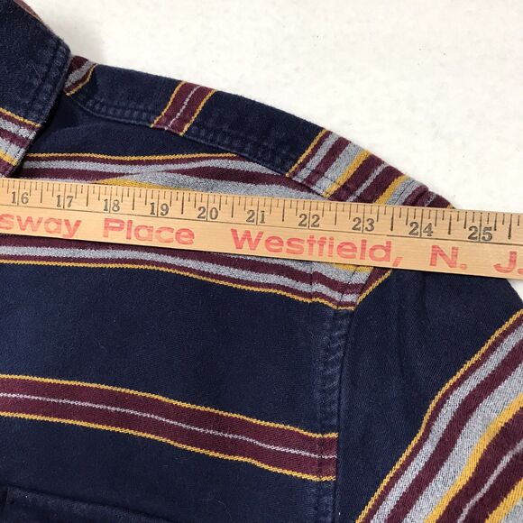 DULUTH Burlyweight Chamois Flannel Heavy Shirt Shacket Men 3XL Serape Stripe - Picture 7 of 12